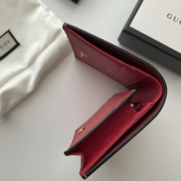 GUCCI-GG Supreme Monogram Bosco Patch Card Case - Picture 13 of 13